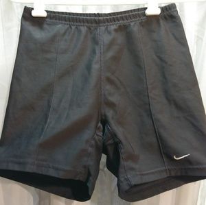 NIKE black spankies spandex shorts in Med.